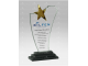 Kristal Plaket ŞLT002 Yıldızlı